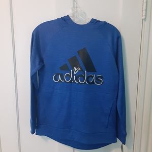 Adidas logo fleece hoodie, Big girls size XL New